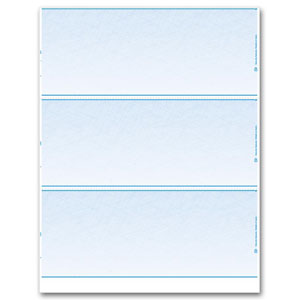 CheckWriter Cloud Blank Drafts Qty 1,500 [3-UP] -